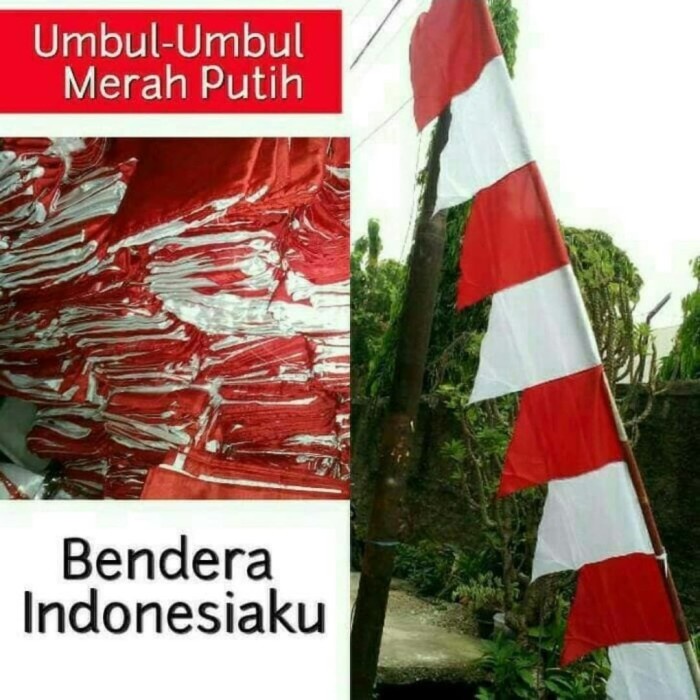 EDD Bendera Umbul Umbul Segitiga Merah Putih