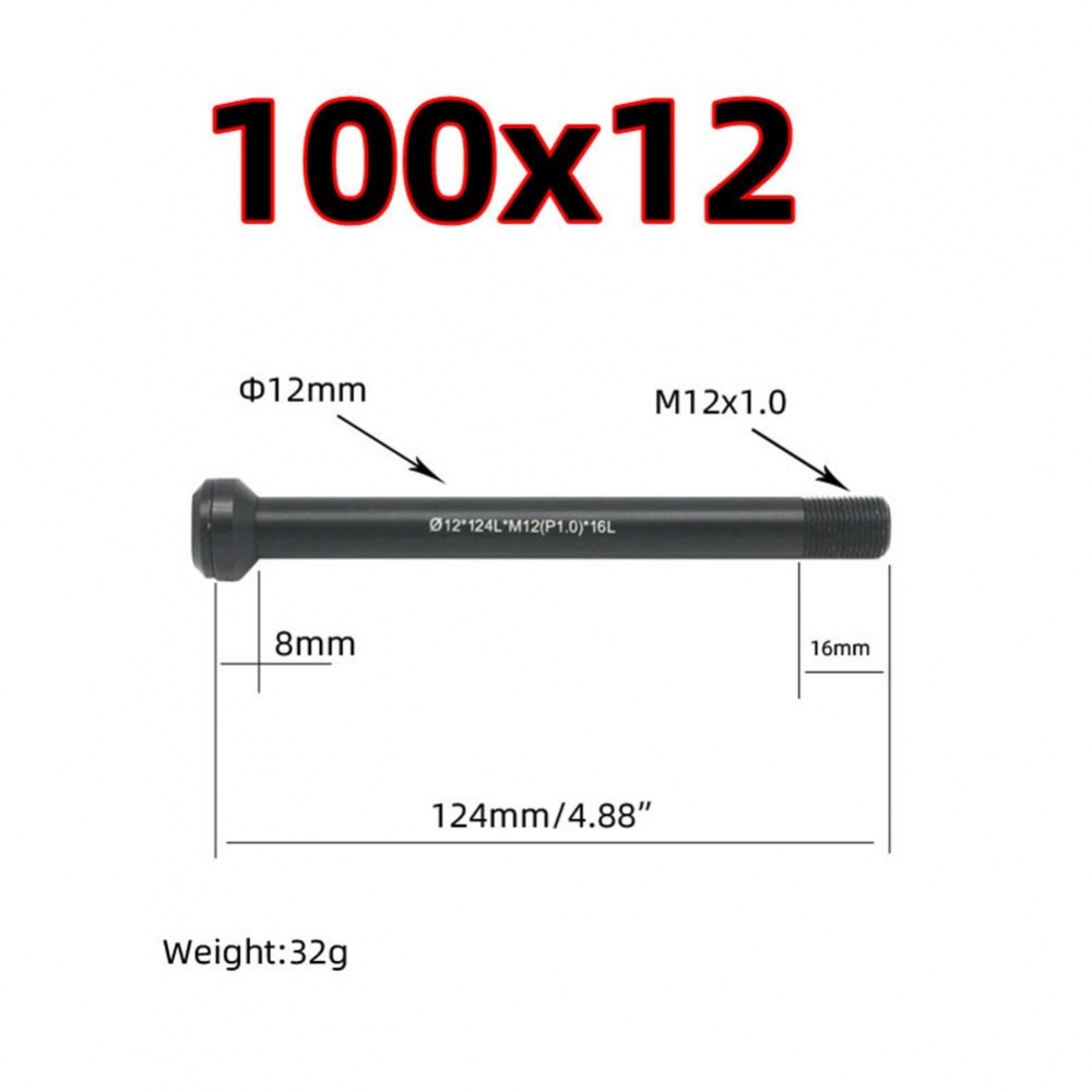 Thru As Tuas 32g /44g Sepeda Bicycle 100x12mm /142x12mm /148x12mm Awet