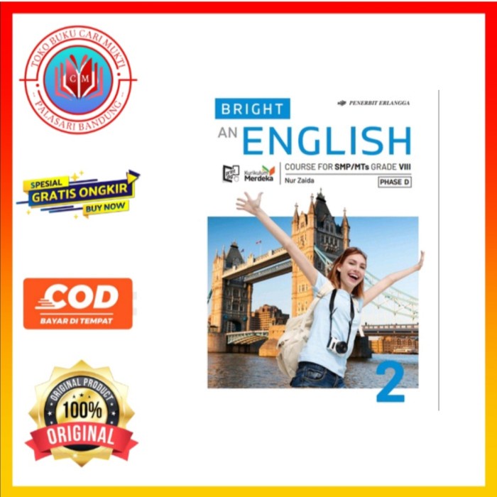 

Buku Bright An English Course Untuk SMP/MTS Kelas 8 Kurikulum Merdeka