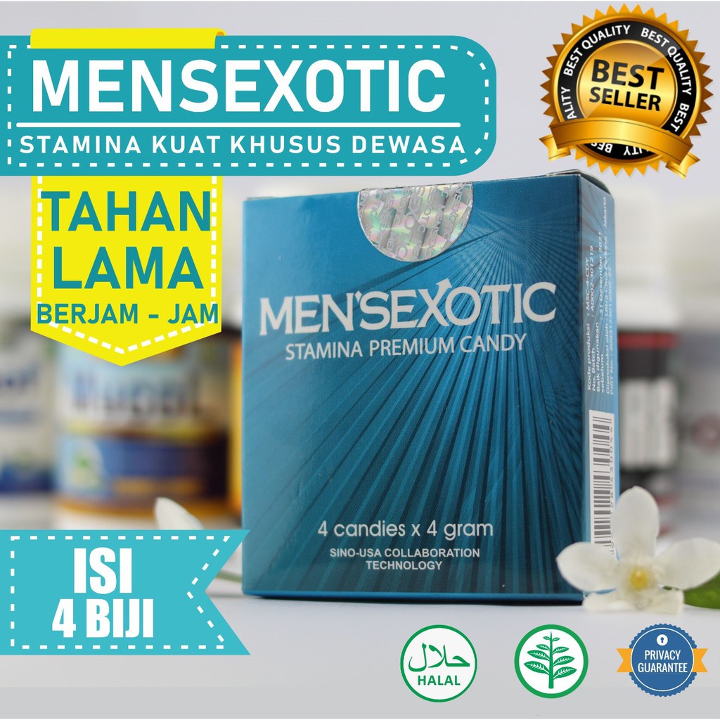 Mensexotic Permen Vitalitas Pria - Permen Mensecotic isi 4