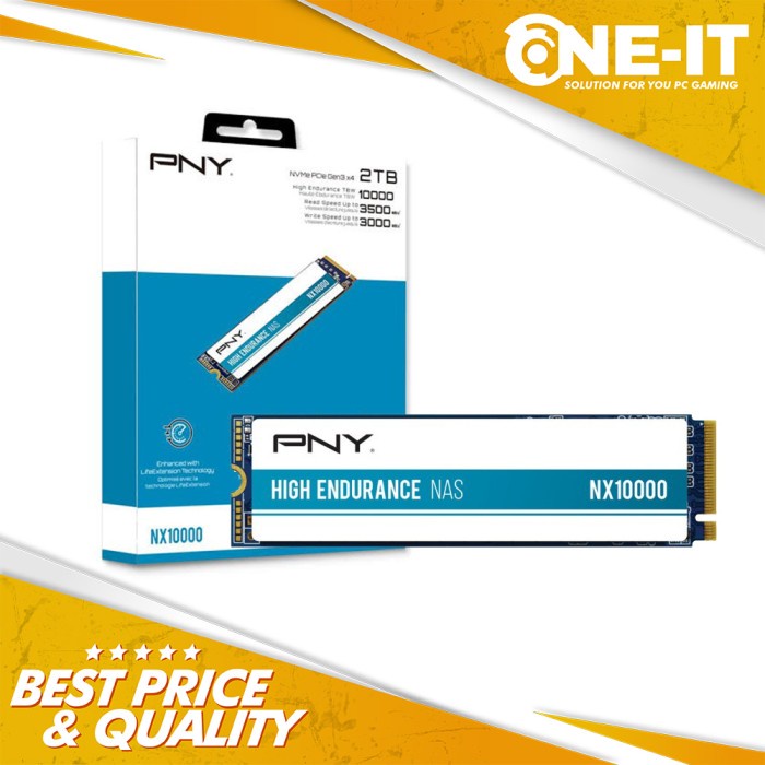 SSD PNY NX10000 2TB M.2 NVME Gen 3x4
