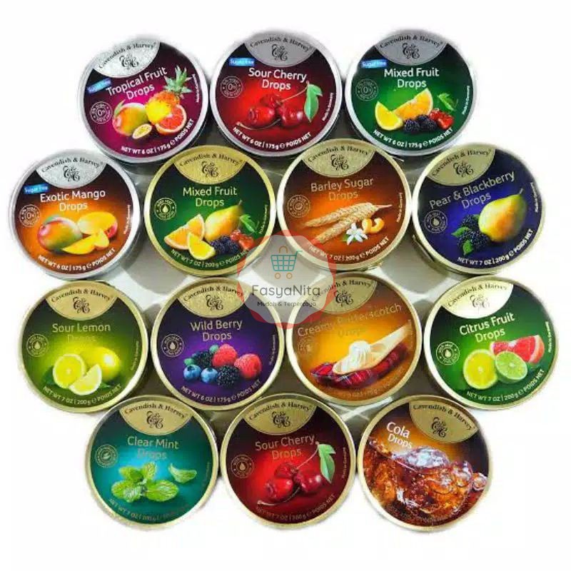 

PERMEN CAVENDISH & HARVEY CANDY ALL VARIAN RASA IMPORT GERMANY HALAL