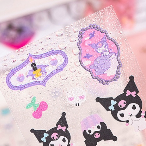 SAO - 5872 Sticker Motif Kartun Korea Lucu Anti Air / 100 Lembar Stiker Motif Momo Kartun Korea / Scrapbook Sticker DIY