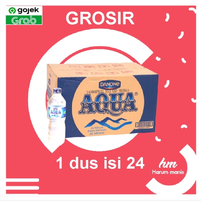 

Aqua AIr Mineral Botol 600ml 1 dus isi 24