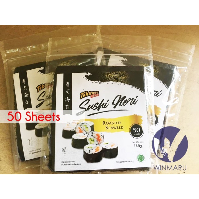 

✨Ready Stok✨ - Tokinori Sushi Nori Seaweed Rumput Laut 50 sheets/lembar