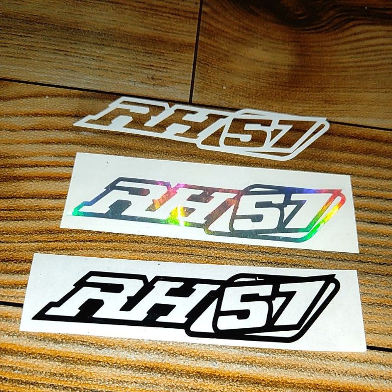 RH57 STIKER RACING HELL CUTTING HOLOGRAM STIKER MOTOR MOBIL LAPTOP AKSESORIS MATIC HEREX