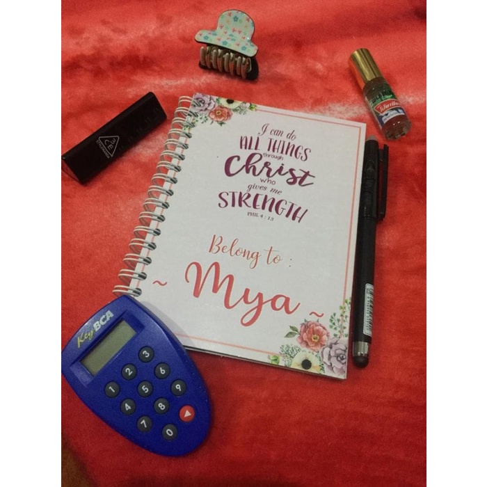 

✨BISA COD✨ -Setting Cover Notes / Notebook A5 & A6 - Cover Depan