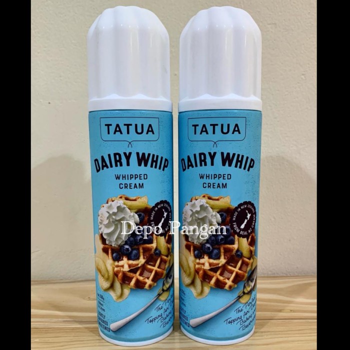 TATUA WHIPPED CREAM AEROSOL 250 GR / DAIRY WHIP CREAM / WHIPPING CREAM