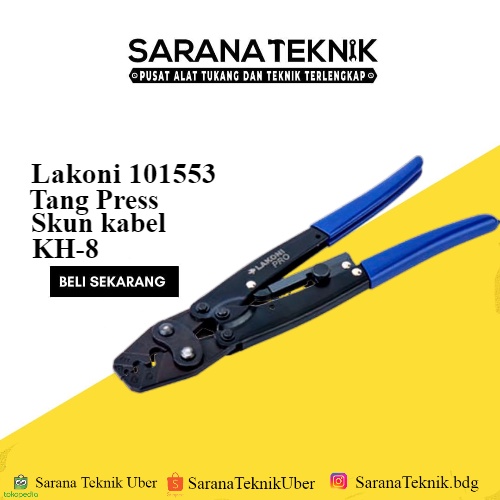 [SARANA TEKNIK] Tang Crimping Tools KH 8 Lakoni Pro Jetjo Tools Tang Skun Kabel Pres / Tang Scrimpti