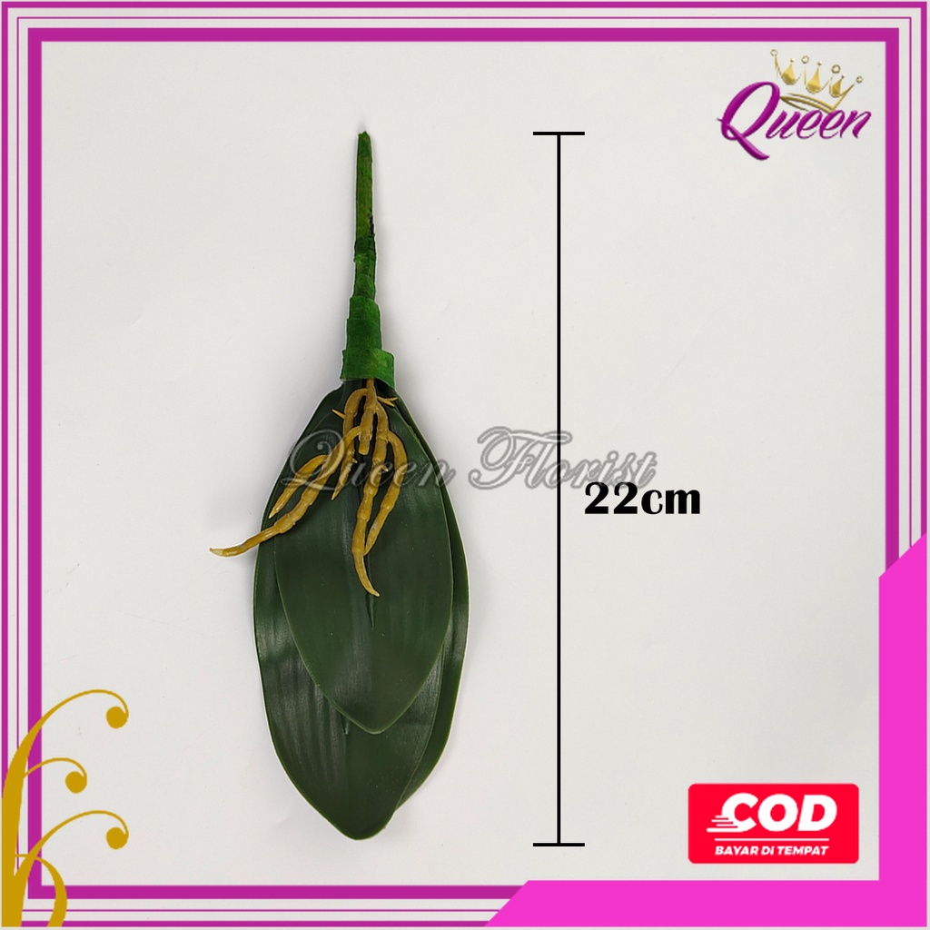 Bunga Anggrek Bulan Latex X9  - 1 PCS Bunga Anggrek Artificia - Bunga Dekorasi - Bunga Import Murah