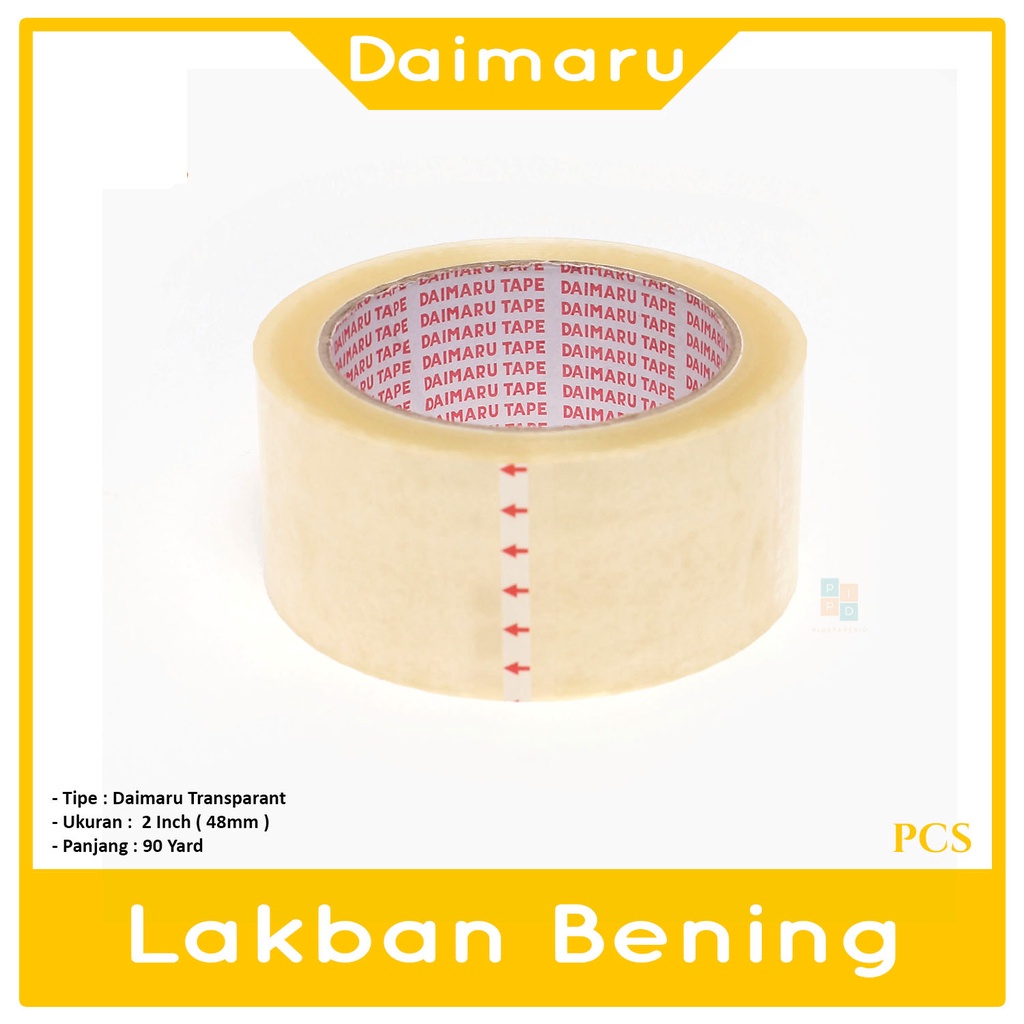 

DAIMARU - Lakban Bening Varian 48mm x 90 Yard - Roll