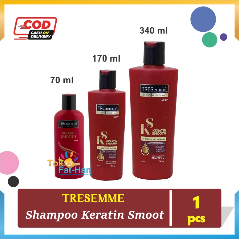 TRESemme Keratin Smooth Shampoo  70ml / 170 mL / 340 mL