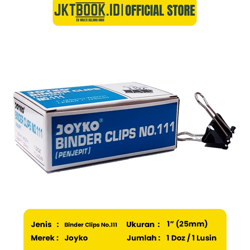 

Binder Clips Joyko No.111