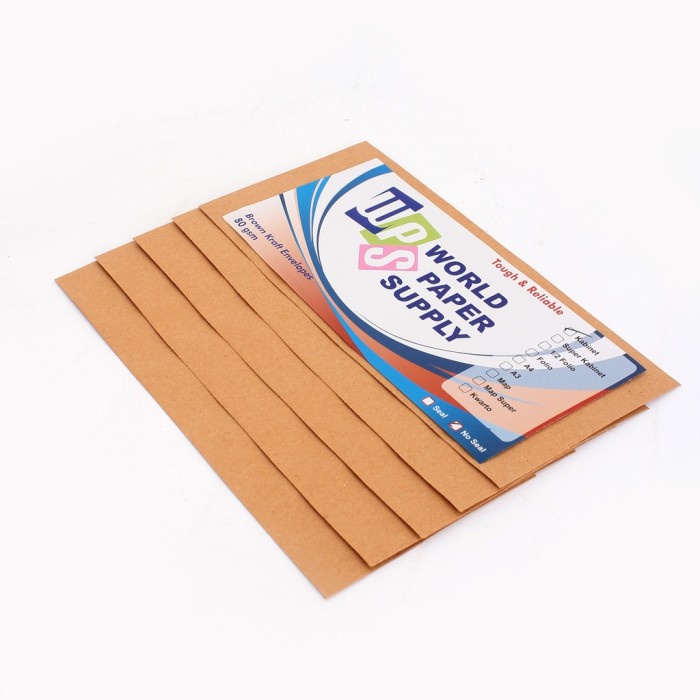 

Amplop Coklat WPS Ukuran Super Kabinet Kertas Berkas Kantor NF