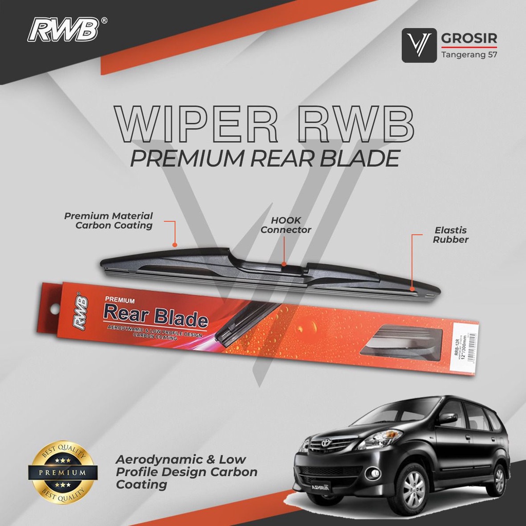 RWB WIPER BELAKANG AVANZA XENIA OLD 2004-2010 REAR WIPER