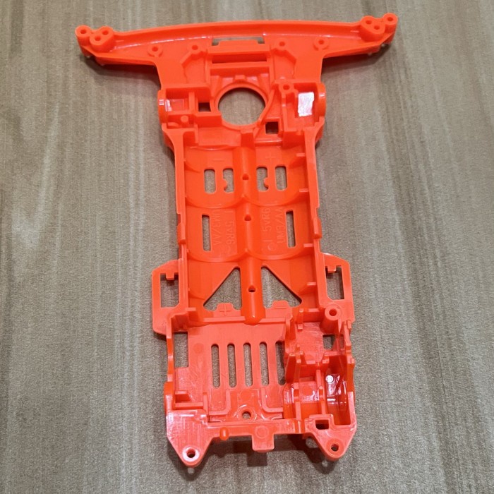 Tamiya Chassis S2 / Super 2 Orange Fluorescent (Chassis only)