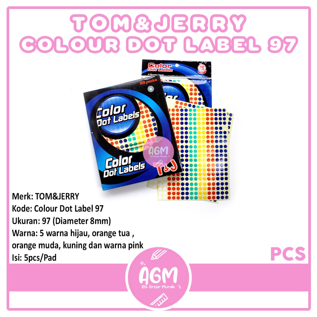 

T&J - Color Dot Label No.97 - Pad