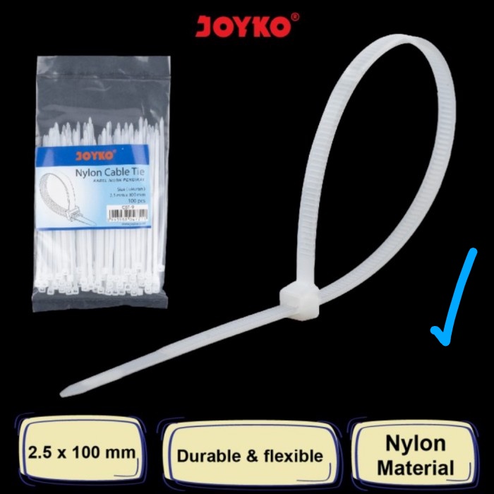 

kabel tis pengikat nylon cable ties 10cm -