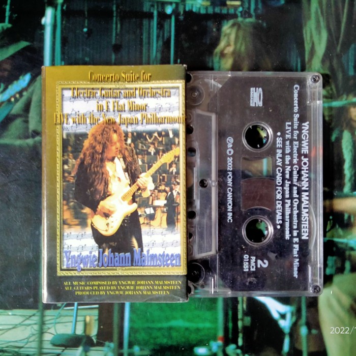 KASET YNGWIE JOHAN MALMSTEEN LIVE WITH NEW JAPAN PILHARMONIC