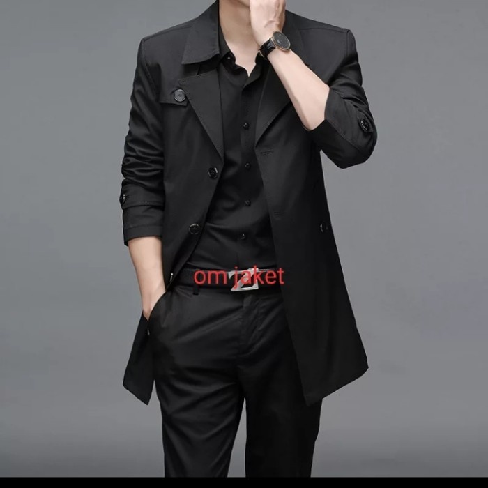 jas pria/long coat/blezer pria/jas panjang pria /jubah panjang