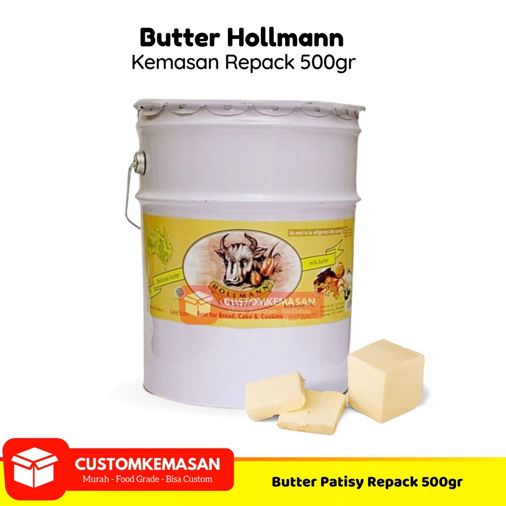 

Butter Hollman Repack 500gr / Butter Kemasan Repack / Butter Repack Hollman