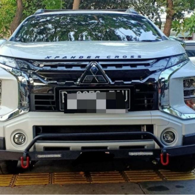 Towing Depan ARB Xpander Cross Tanduk Besi Pengaman + Anting