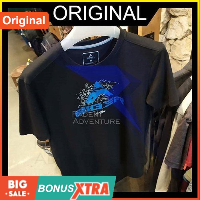 Kaos EIGER19891989 Jogja T-Shirt Black Hitam 91000 4435 Original Kaos Cowok Bandung