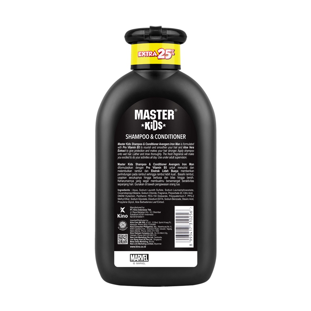 Master Kids Shampoo &amp; Cond Iron Man 150 ml