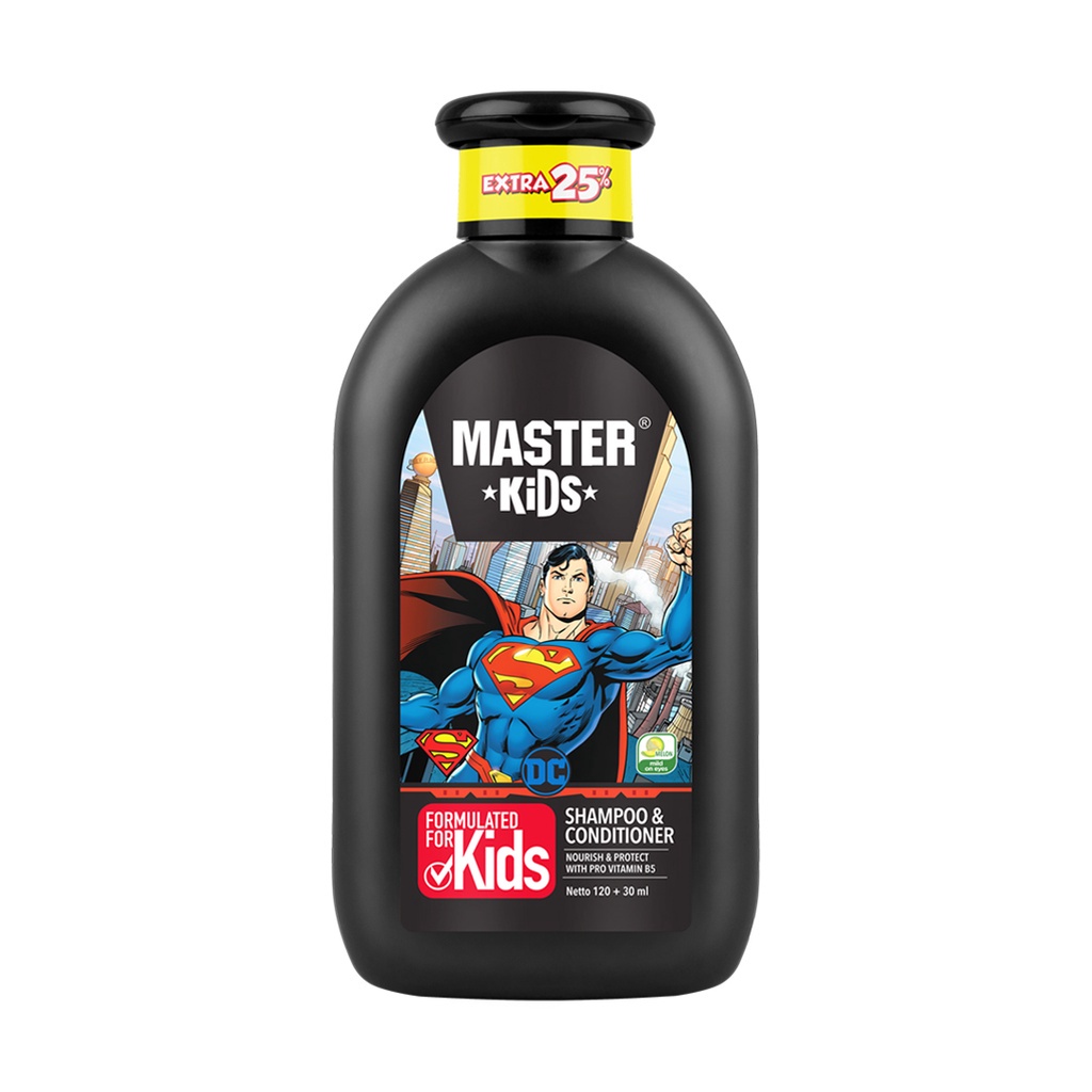 Master Kids Shampoo &amp; Cond Superman 150 ml
