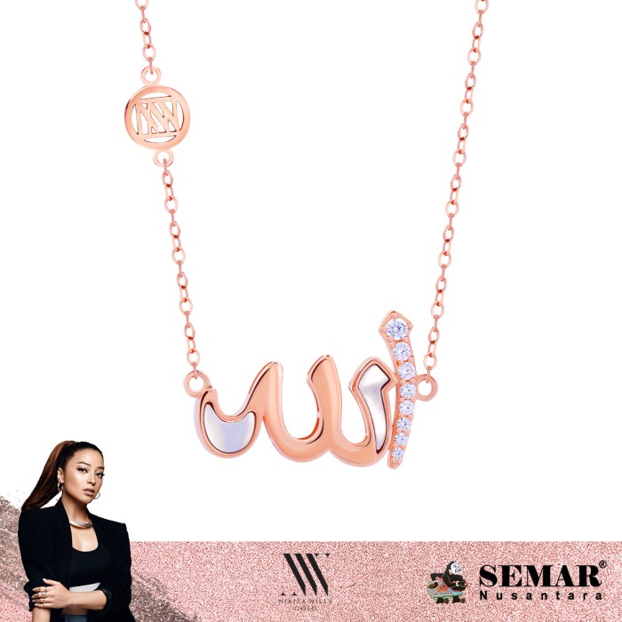 Nikita Willy Gold Kalung Emas Mahabbah Allah Gold 17K Semar Nusantara