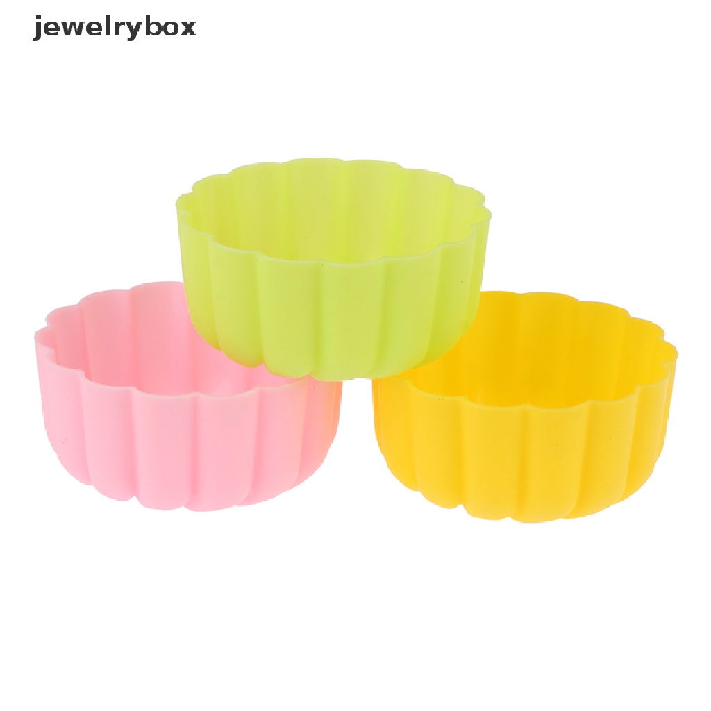 [jewelrybox] 5 Pcs 5 cm Pumpkin Flower Silicone Mold Kue Baking Non Reusable Cetakan Butik