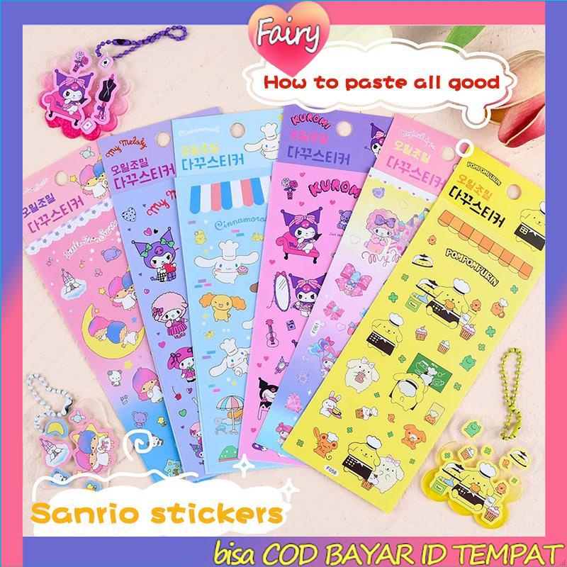 

COD✨Stiker Koromi Waterproof Kartun Sanrio MELODY Untuk Diary Stiker Dekorasi DIY F