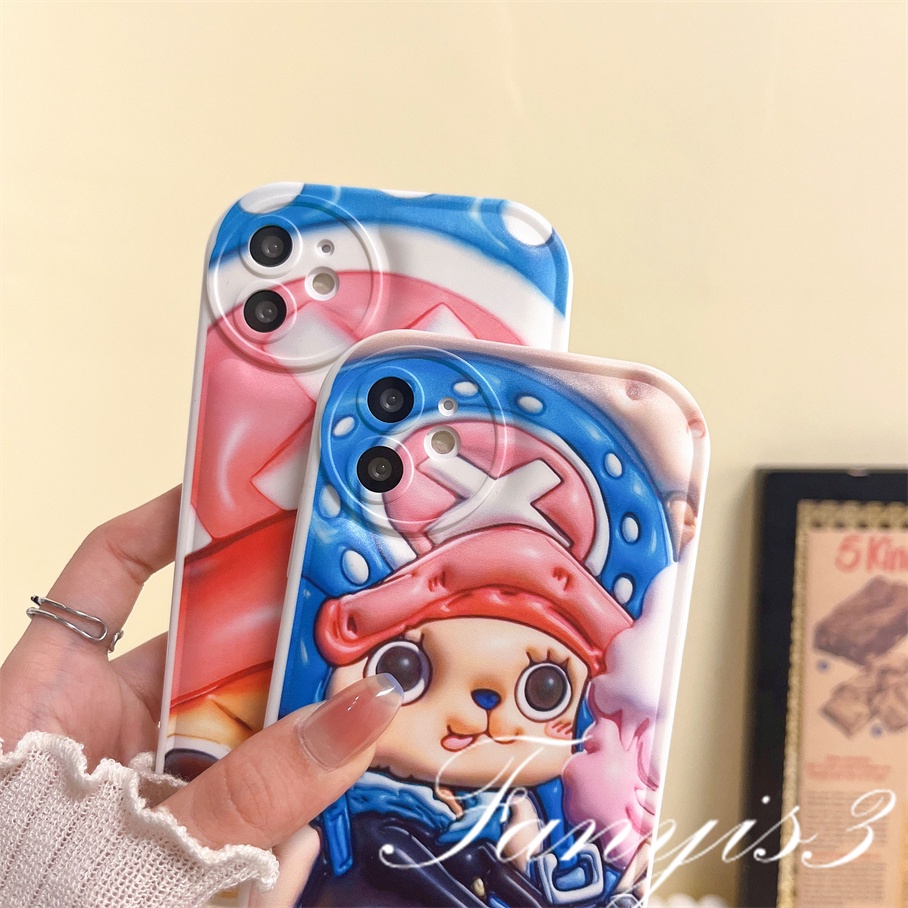 Compatible For iPhone 14 13 12 11 Pro Max X XR Xs Max 8 7 6 6s Plus SE 2020 Kartun Lucu Expand 3D Vision Phone Case TPU Soft Cover Pelindung