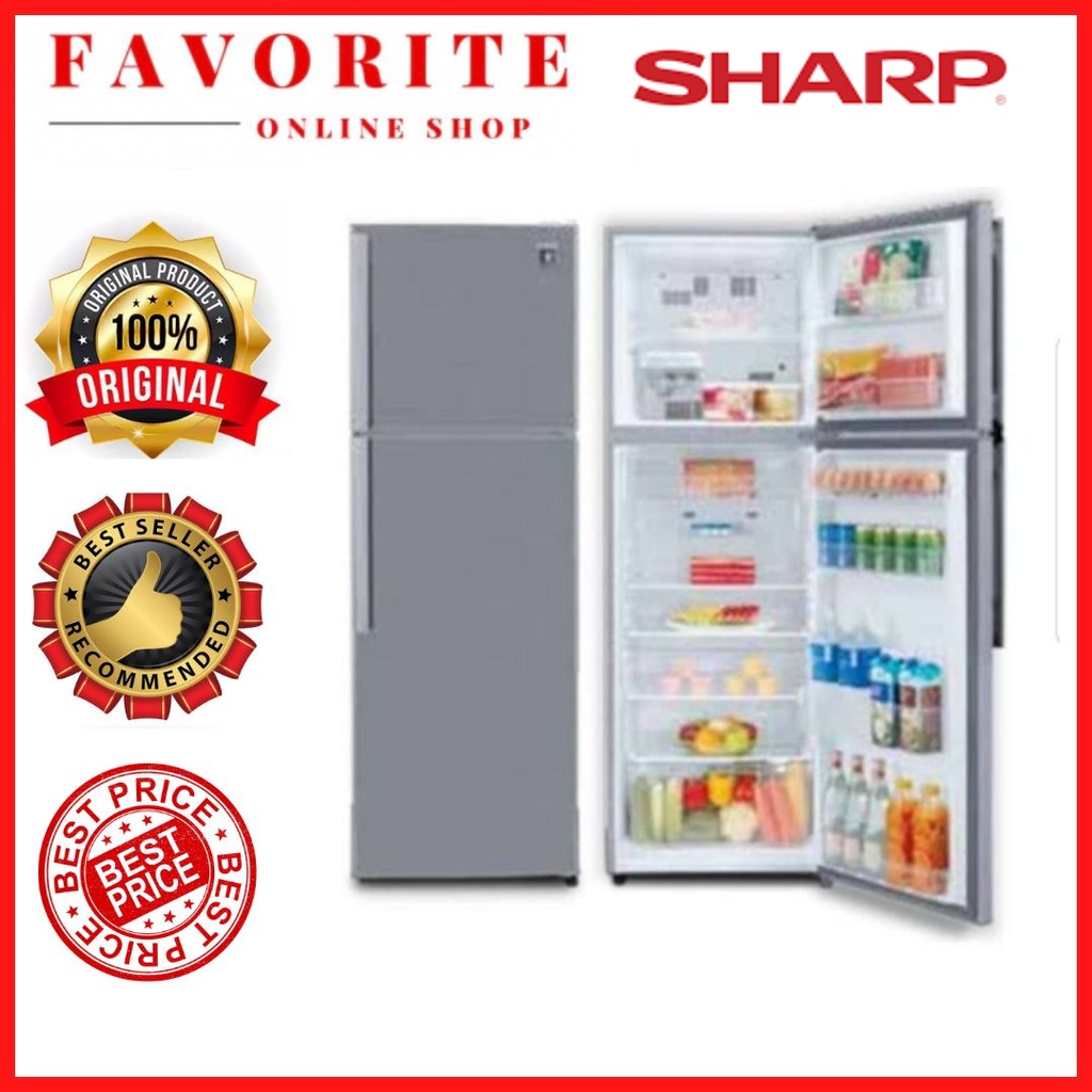 KULKAS SHARP 2 Pintu SJ-420GP-SD / SJ420GPSD / SJ 420 GPSD / 420GPSD