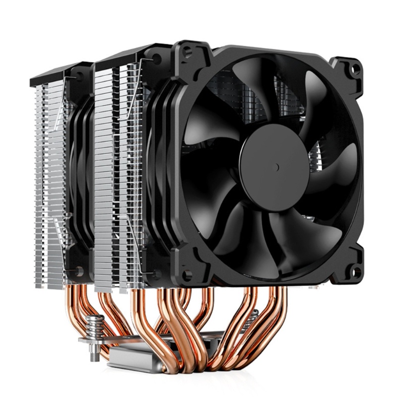 Zzz Silent PWM Fan Radiator 4pipa Panas RGB CPU Cooler Untuk Lga775 1151