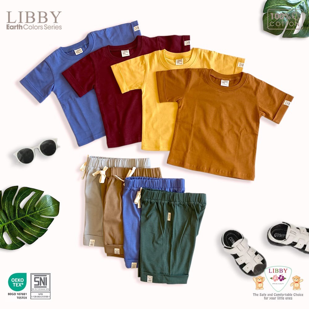 Libby - Basic Cotton Tee | Baju Pendek Anak