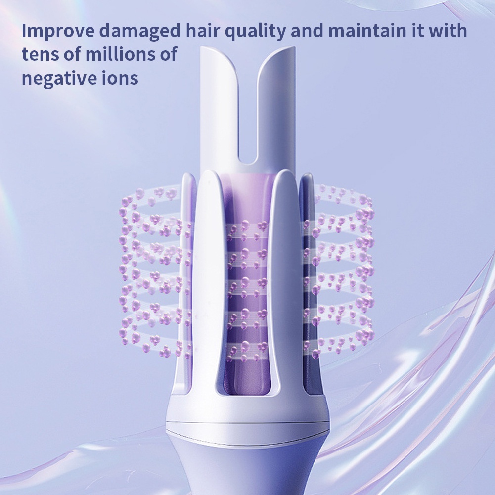 Automatic Curling Iron Automatic Hair Curler Alat Pengeriting Rambut Otomatis Gaya Ion negatif tidak melukai rambut