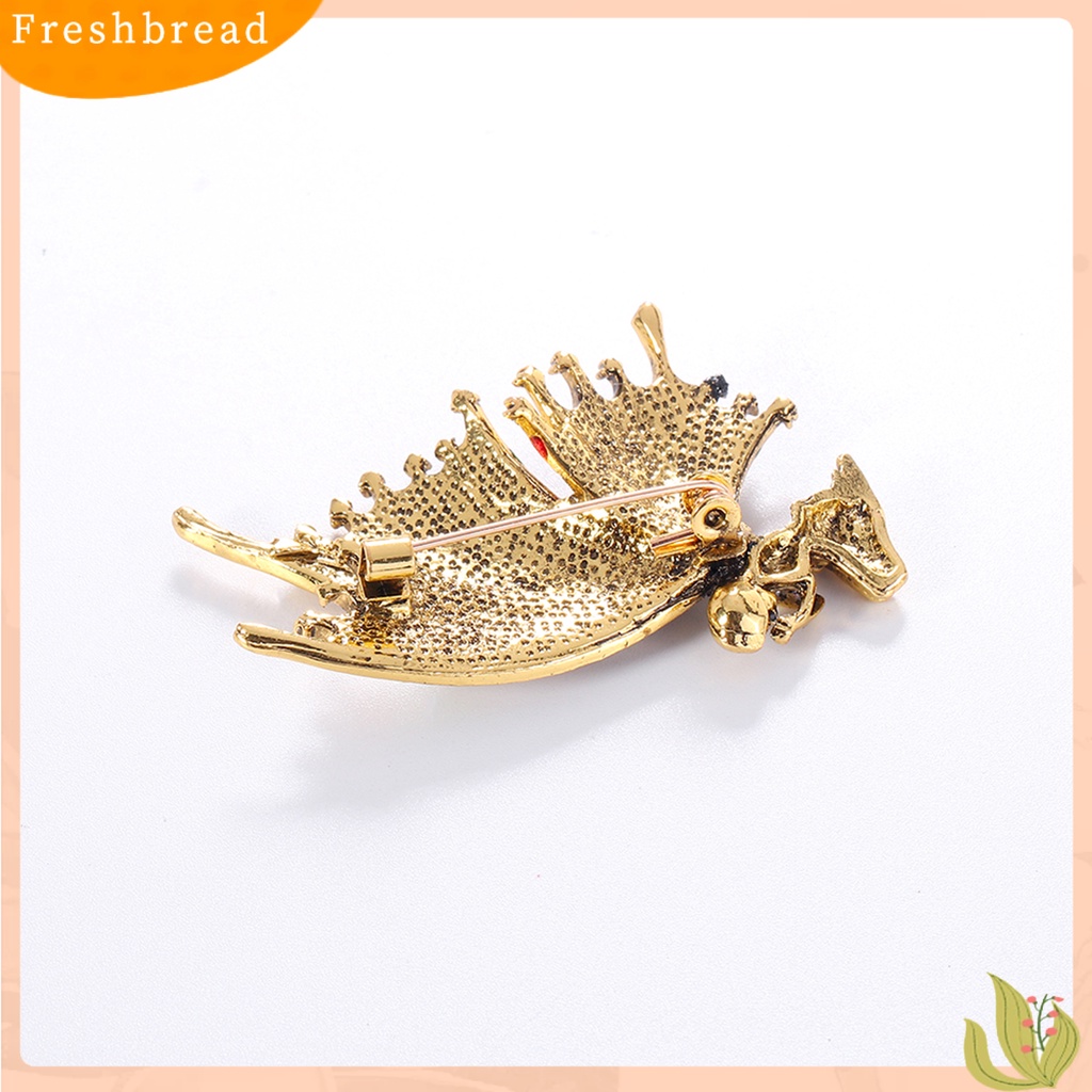 &lt; Freshbread &gt; Bros Pin Vintage Hias Alloy Butterfly Angel Brooch Pin Untuk Aksesoris Pakaian