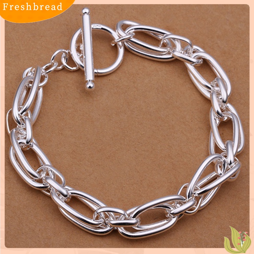 &lt; Freshbread &gt; Wanita Fashion Halus Toggle Clasp Gelang Adjustable Perhiasan Hadiah Ulang Tahun