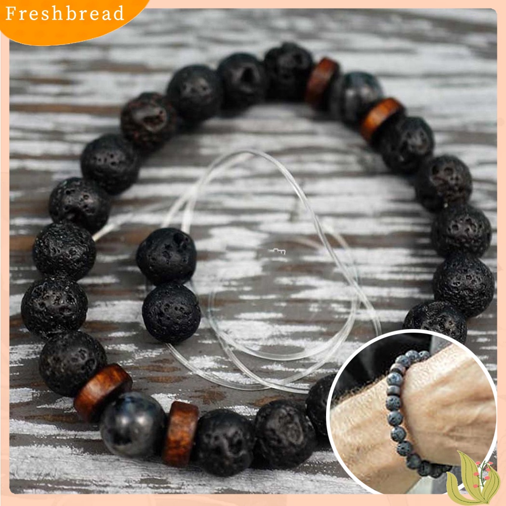 &lt; Freshbread &gt; Fashion Wanita Pria Batu Manik-Manik Strand Gelang Bangle Perhiasan Wrist Decor