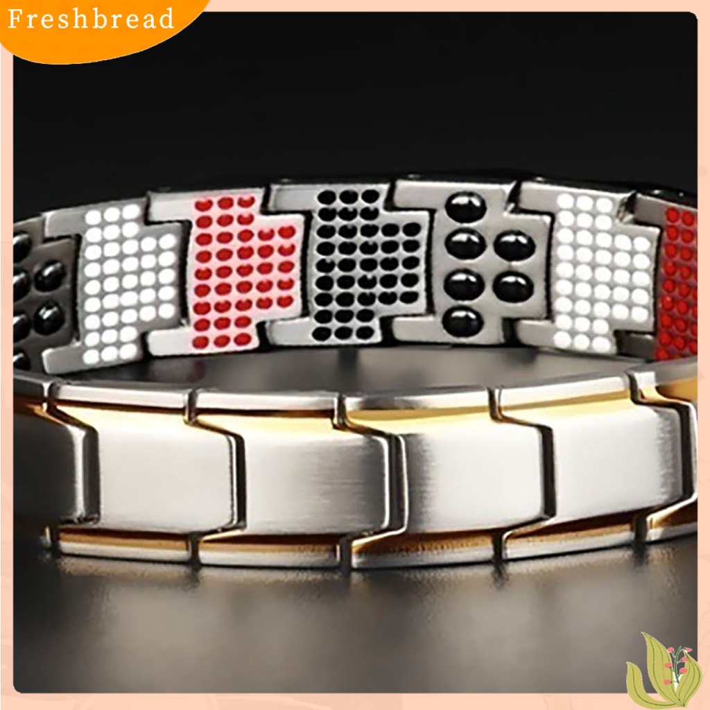 &lt; Freshbread &gt; Gelang Pasangan Anti-Fatigue Dilepas Energi Logam ic Gelang Pelangsing Perawatan Kesehatan