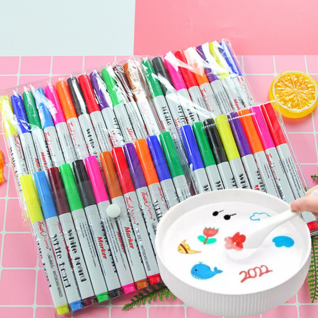 Water Floating Pen Whiteboard Pen Anak DIY Lukisan Edukasi Dini Magic Pen Melayang Serut Spidol Mengapung Di Air