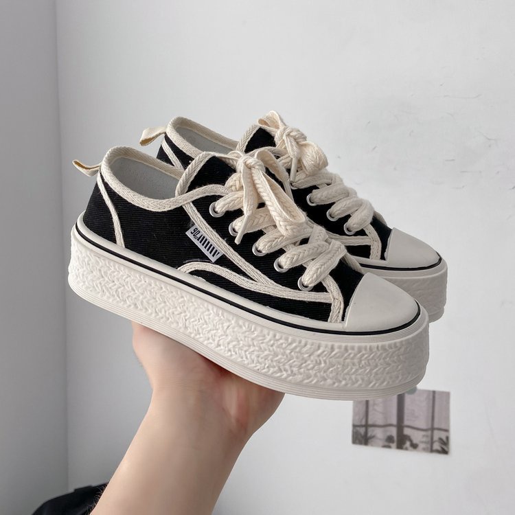 LM-0284 FREE BOX Sepatu Kanvas Wanita Sneakers Fashion Casual Terbaru