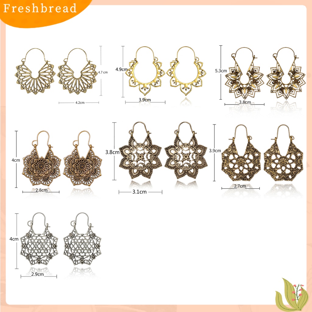 &lt; Freshbread &gt; Anting Gantung Bahan Alloy Tahan Aus Anting Menjuntai Desain Unik Untuk Pesta