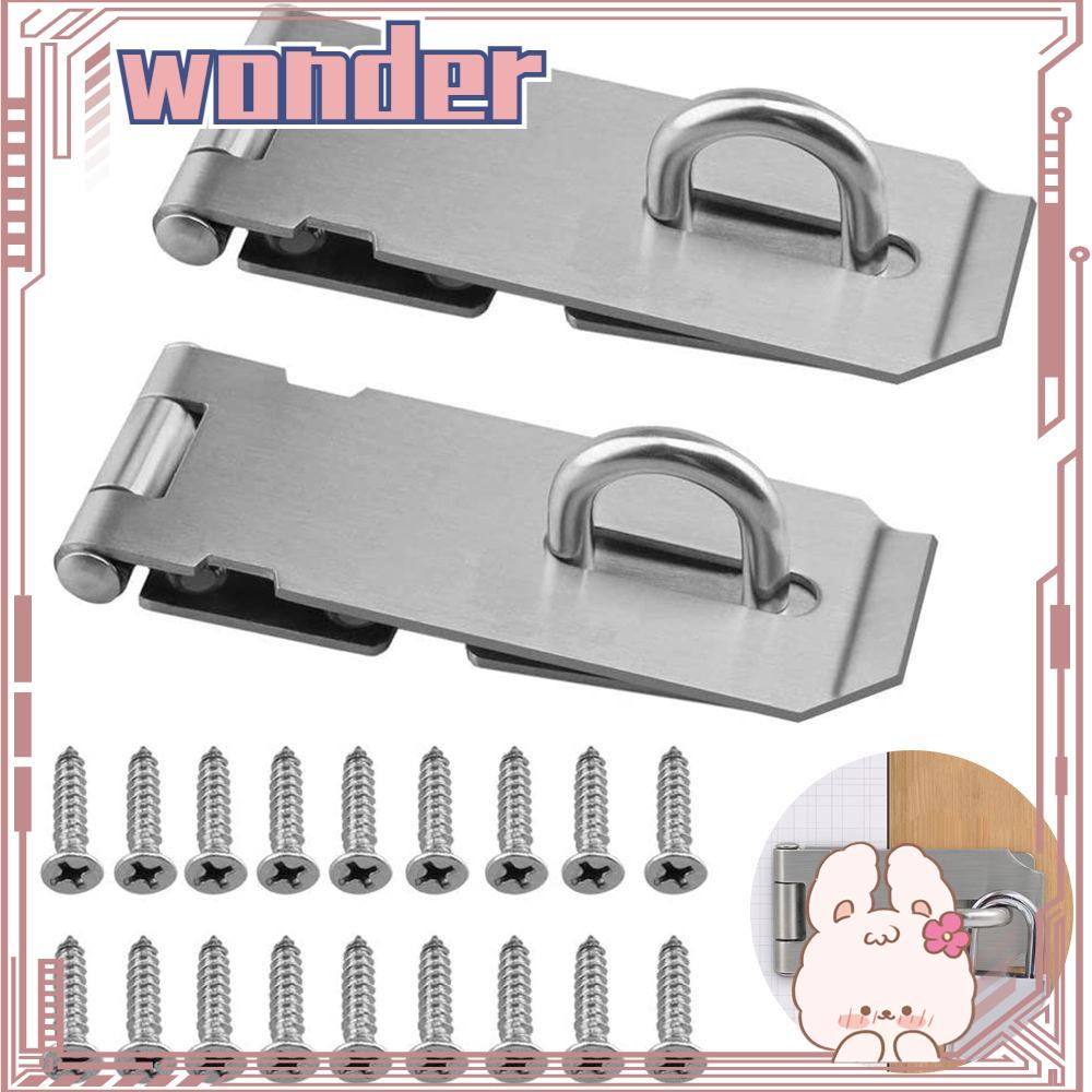 Wonder Padlock Hasp Kait Gudang Stainless Steel Rumah Tangga Anti Maling