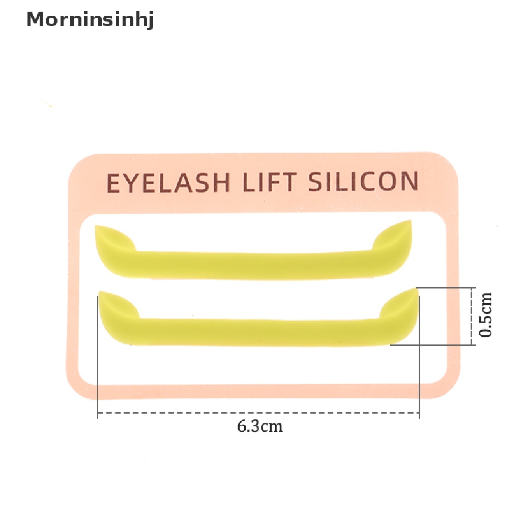 Mornin 1pasang Silicone Eyelash Lift Silicone Lash Lift Perm Pads Cetakan Pengeriting Bulu Mata id