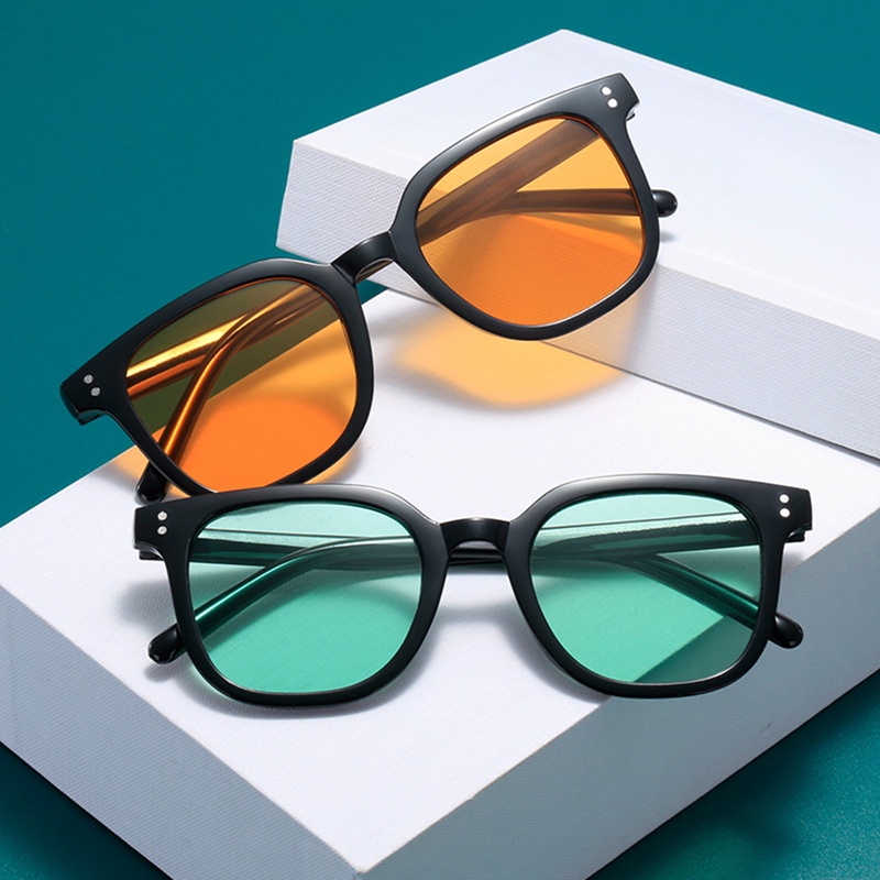 Kacamata Hitam FANCY Square Polarized UV Protection Untuk Pria Wanita