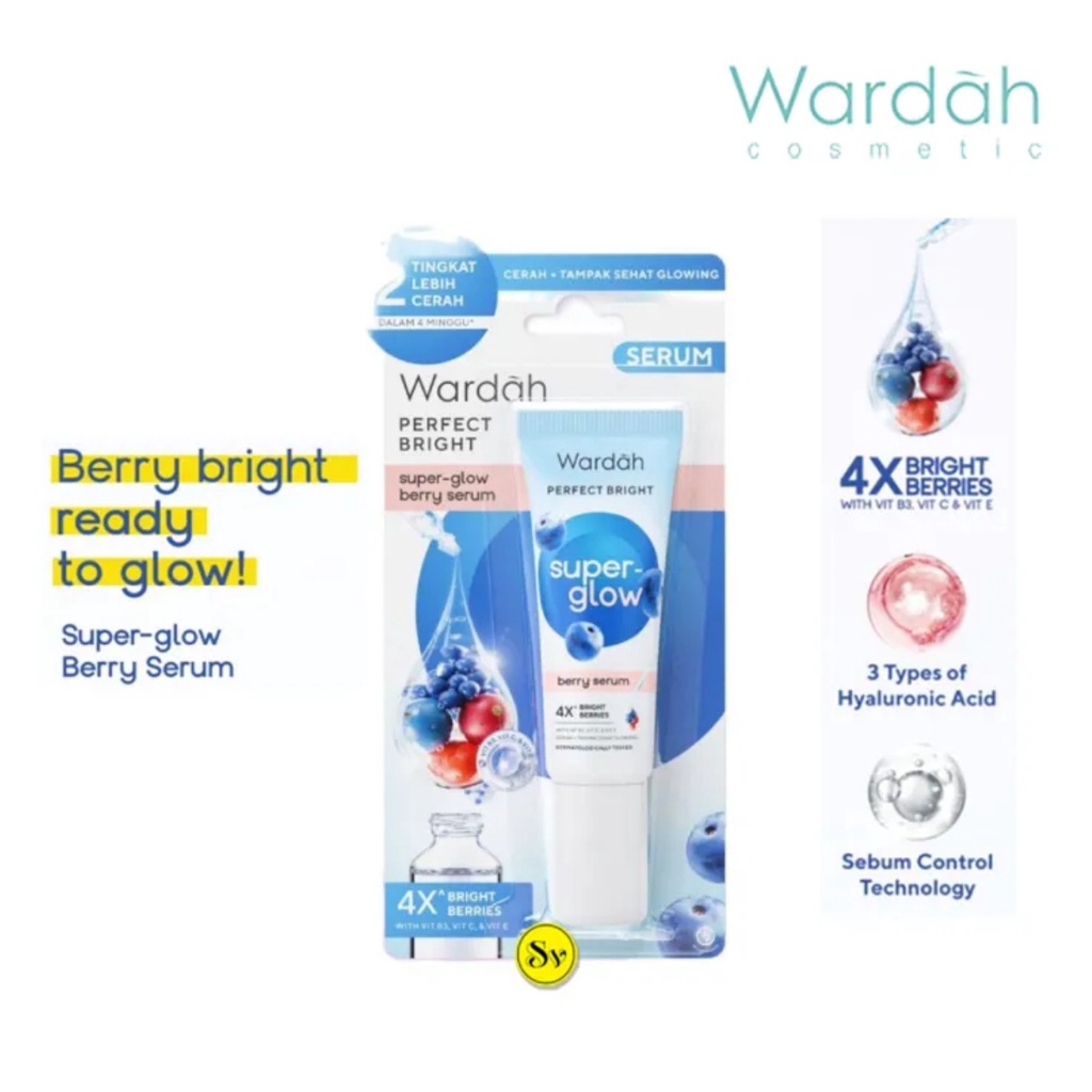 WARDAH Perfect Bright Super-Glow Berry Serum 8 ml - Apple_Kosmetik