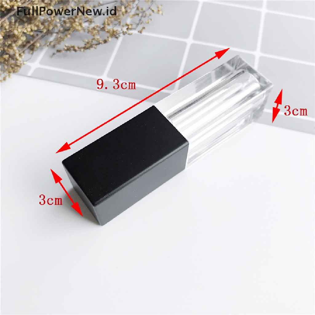 Power Diy Botol Bibir Kosong Lip Gloss Tube Lip Balm Wadah Tabung Dengan Tutup Clear ID