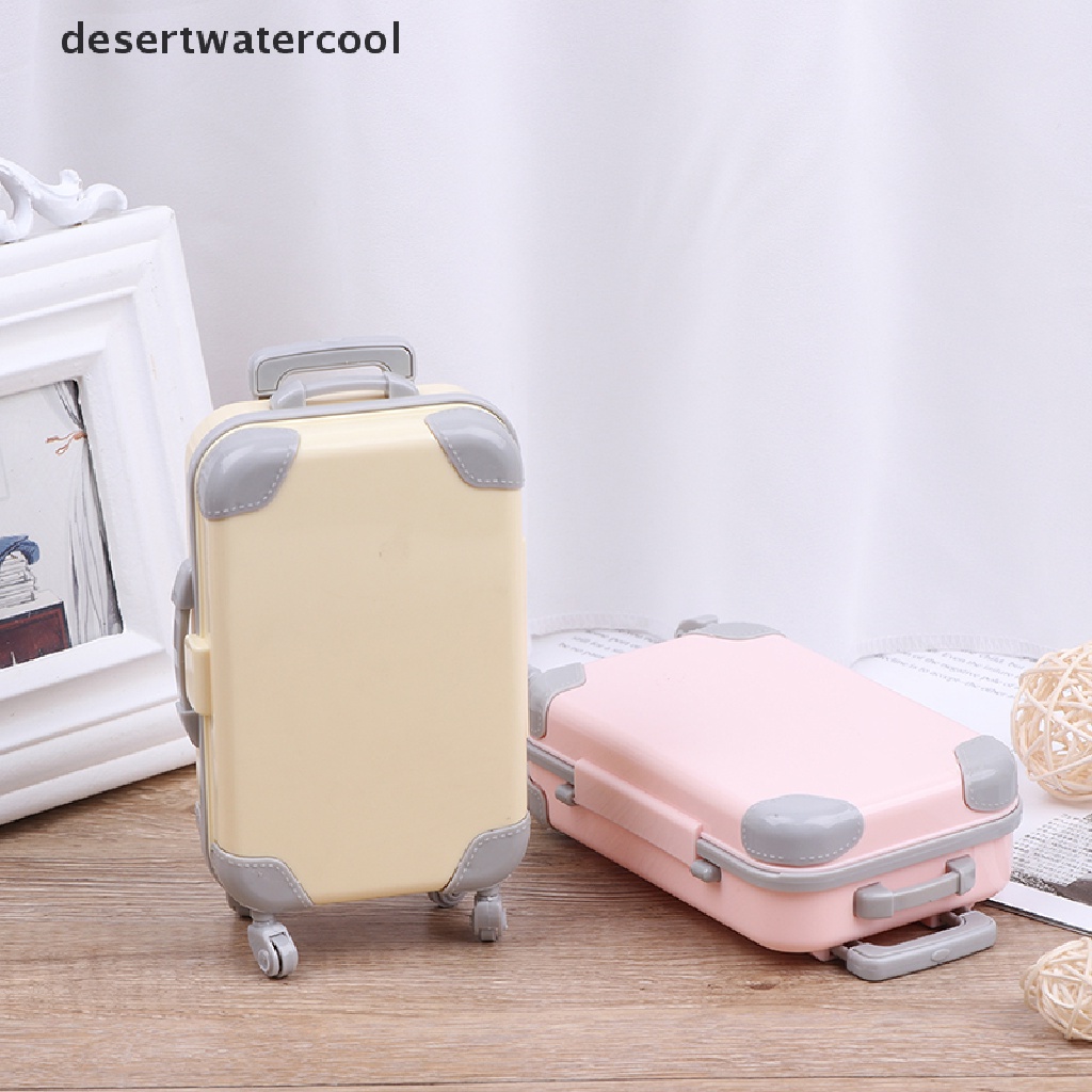 Deid Aksesoris Boneka Kereta Travel Plastik Mini Koper Plastik Luggage Martijn